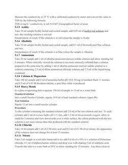 SOP for Water Analysis Procedures | PDF | Growth Medium | Chemistry