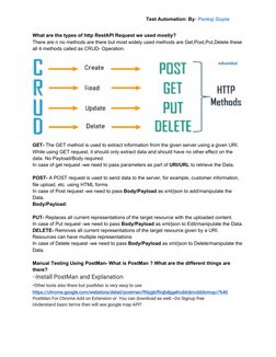 API Testing Overview and Techniques | PDF | Representational State ...