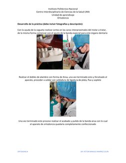 Instituto Politécnico Nacional 
Centro Interdisciplinario de Ciencias de la Salud UMA 
Unidad de aprendizaje 
Ortodoncia 
 
O