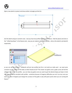 Loft Feature Tutorial in SolidWorks | PDF | Geometric Shapes ...