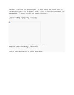 place for a vacation you won’t forget. The Blue Valley Inn prides itself on 
the personal attention it provides to every gues