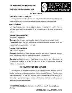 DR. MARTHA LETICIA MEZA MARTINEZ 
CUATRIMESTRE ENERO-ABRIL 2022. 
INTEGRANTES DE EQUIPO: González Cota Melany Mabel, González