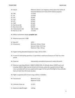 TECNAM P2006T 
 
Question bank 
 
3 
 
29. Datum   
 
 
Reference Datum is an imaginary vertical plane from which all