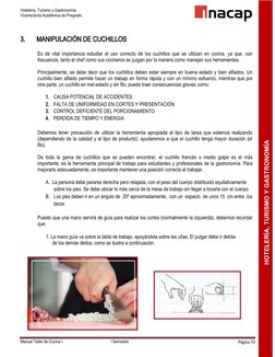 OM
S 
I
RUT
Y 
A
MÍ
ONORTSAG,
A 
Í
RELETOH
EA
R
Hotelería, Turismo y Gastronomía. 
Vicerrectoría Académica de Pregrado.
Manua