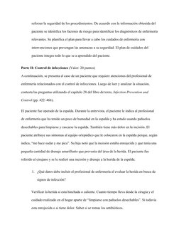 reforzar la seguridad de los procedimientos. De acuerdo con la información obtenida del 
paciente se identifica los factores