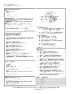 Airplane IFR quick-review study sheets | page 3 | visit pilotscafe.com for more cool stuff 
V1.4 copyright 2011 
.com 
al app