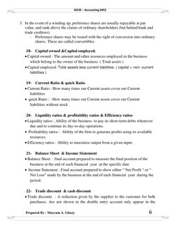 IGCSE Accounting Revision Notes 0452 | PDF | Debits And Credits | Expense