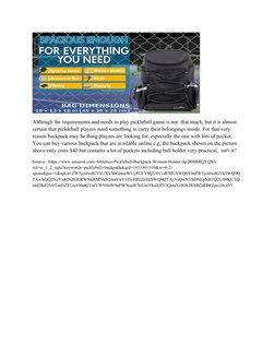 Although the requirements and needs to play pickleball game is not  that much, but it is almost 
certain that pickleball play