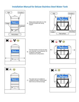 Water Tank Installation Guidelines | PDF | Pipe (Fluid Conveyance) | Water