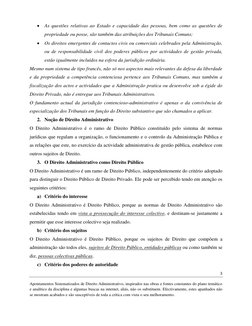 3 
Apontamentos Sistematizados de Direito Administrativo, inspirados nas obras e fontes constantes do plano temático 
e analí
