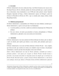 5 
Apontamentos Sistematizados de Direito Administrativo, inspirados nas obras e fontes constantes do plano temático 
e analí