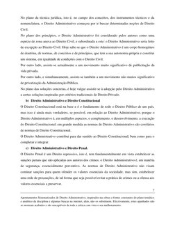 7 
Apontamentos Sistematizados de Direito Administrativo, inspirados nas obras e fontes constantes do plano temático 
e analí