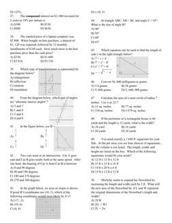 ATLIB Math Test Practice Questions | PDF | Numbers | Integer