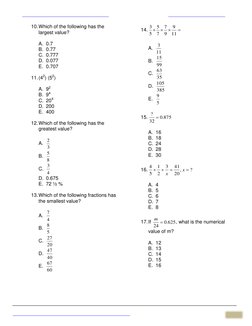 College Test Math Answer Key College Math Entrance Exam Practice | PDF | Area | Triangle