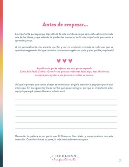 Antes de empezar...
Es importante que sepas que el propósito de este workbook es que aproveches al máximo cada 
una de las cl