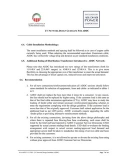 LV Network Design Guideline For Addc | PDF