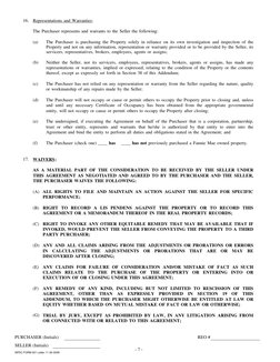 16.
Representations and Warranties:
The Purchaser represents and warrants to the Seller the following:
(a)
The Purchaser is p