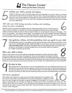 Hanen Method Pdf Hanen Strategies for Nonverbal Children | PDF | Cognitive Science ...