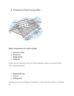 Rafter Names Types of Rafters | PDF | Framing (Construction) | Roof