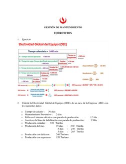 Ejercicios Resueltos de OEE | PDF | Hogar, jardinería y bricolaje ...