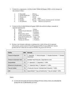 Ejercicios Resueltos de OEE | PDF | Hogar, jardinería y bricolaje ...