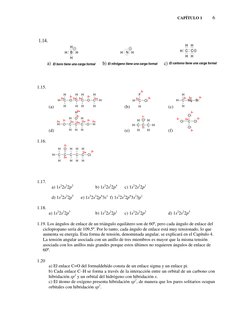 CAPÍTULO 1          6 
 
 
 
 
 
1.15. 
(a)   
C
H
H
O
C
C
O
H
H
C
H
H
H
H
H
H
+
- +
-
+
+
         
(b)  
C
F
H
Cl
H
