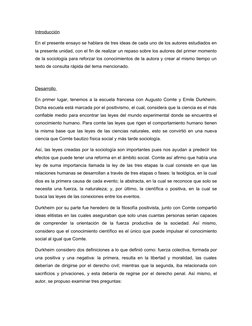 Introducción
En el presente ensayo se hablara de tres ideas de cada uno de los autores estudiados en
la presente unidad, con