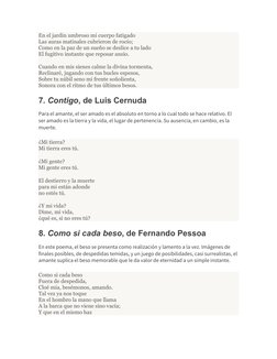 En el jardín umbroso mi cuerpo fatigado
Las auras matinales cubrieron de rocío;
Como en la paz de un sueño se deslice a tu la