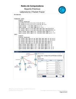 Configure IPv4 and IPv6 Routes Lab 15.6.1 | PDF | I Pv6 | Ip Address