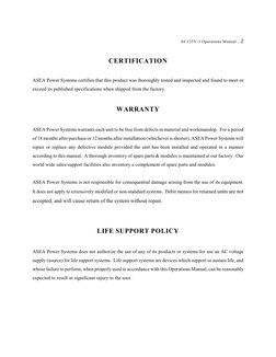 ASEA Operations Manual | PDF | Technology & Engineering