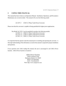 ASEA Operations Manual | PDF | Technology & Engineering