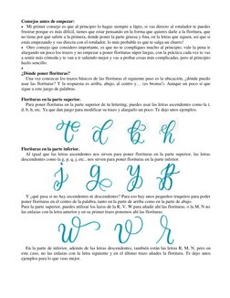 Florituras en Lettering: Guía Práctica | PDF