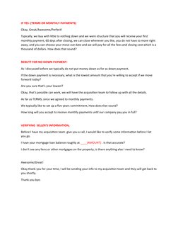 Pre-Foreclosure Call Script | PDF | Law And Economics | Financial Services
