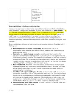 6 | Page 
 
Develop an 
organic 
understanding 
of the world and 
participatory 
action in and 
with the 
environment 
 
 
Gr