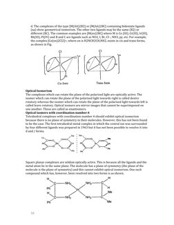 Isomerism in Coordination Compounds | PDF | Coordination Complex | Isomer