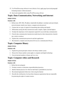 Grade 8 ICT Curriculum Overview | PDF | Computer Network | Computer ...