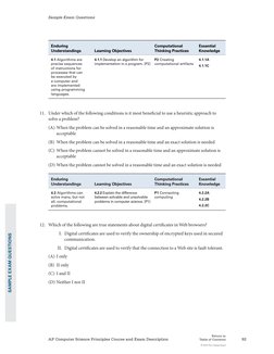 92
Return to 
Table of Contents
© 2016 The College Board
AP Computer Science Principles Course and Exam Description
Sample Ex