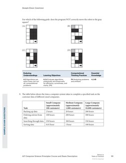 90
Return to 
Table of Contents
© 2016 The College Board
AP Computer Science Principles Course and Exam Description
Sample Ex