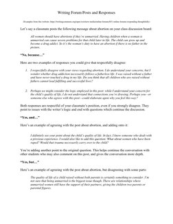 Effective Strategies for Forum Posts | PDF | Internet Forum | Communication