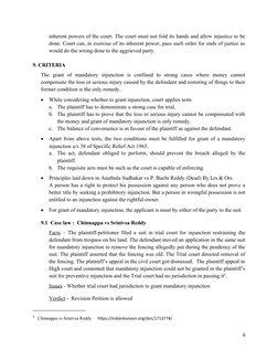 inherent powers of the court. The court must not fold its hands and allow injustice to be
done. Court can, in exercise of its