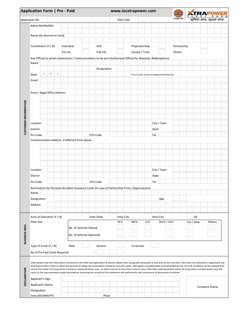 Xtra Power Fleet Card Application Form | PDF | Personal Identification ...