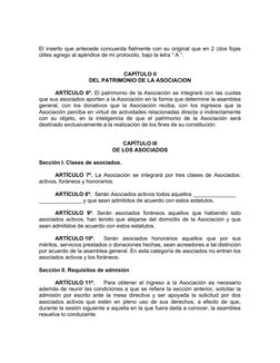 El inserto que antecede concuerda fielmente con su original que en 2 (dos fojas
útiles agrego al apéndice de mi protocolo, ba