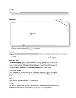 AutoCAD User Interface Components Overview | PDF | Command Line ...