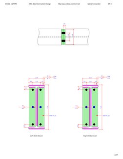9/8/22, 5:27 PM
AISC Steel Connection Design                 http://asp.civilbay.com/connect                 Splice Connectio