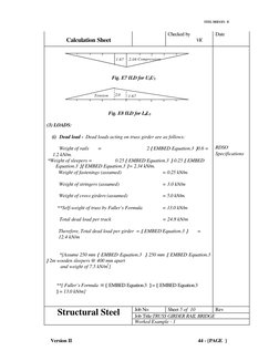 Truss Girder Rail Bridge Design Example | PDF | Truss | Engineering