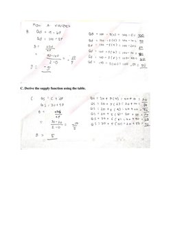  
C. Derive the supply function using the table.  
 
 
 
 
 
 
 
 
 
