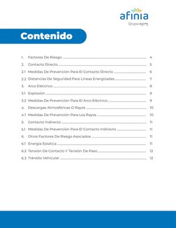 Contenido
Factores De Riesgo ................................................................................................