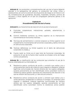 Ley Nacional sobre el Uso de la Fuerza | PDF | Policía | México