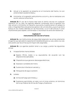 Ley Nacional sobre el Uso de la Fuerza | PDF | Policía | México
