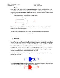 Logic Gates Function Verification Lab Report | PDF | Logic Gate ...
